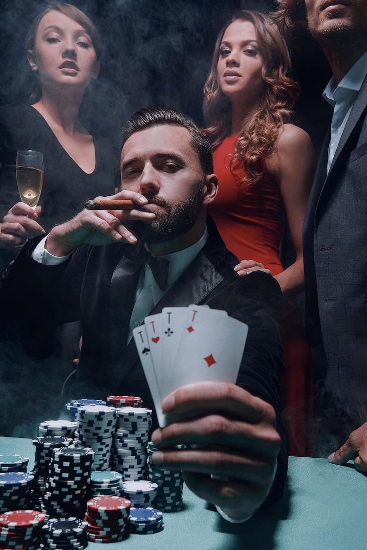Meja blackjack live dengan dealer profesional di studio Mode Turnamen dewi1