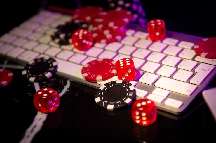 Studio produksi multi-kamera untuk siaran langsung permainan roulette